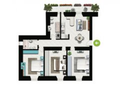 SANREMO large four-room apartment - 1
